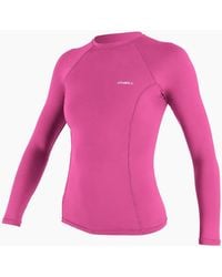 O'neill Sportswear - Basic Skins Long Sleeve Rash Vest - Lyst