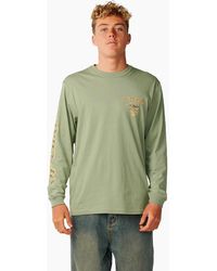 Rip Curl - Rip Curl Fade Out Icon Long Sleeve T-Shirt - Lyst