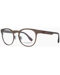 ZEGNA - Optical Frame Zc5003 48 034 Titanium - Lyst