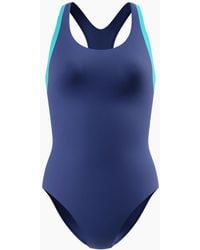 Speedo - Ladies Colour Block Racerback One Piece Swimsuit - Lyst