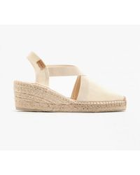 Toni Pons - Ter Wedge Espadrille Sandals Ecru - Lyst