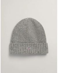GANT - Shield Wool Beanie - Lyst