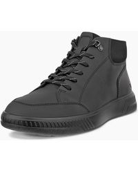 Ecco - Move Leather Ankle Boots - Lyst
