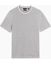 Ted Baker - Arlon Regular Fit Textured T-Shirt - Lyst