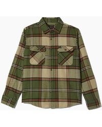 Brixton - Bowery Wild/Elm/Adrenaline Rush L/S Flannel Shirt - Lyst