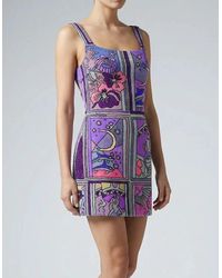Oceanus - Talia Hand Beaded Crystal Party Dress - Lyst
