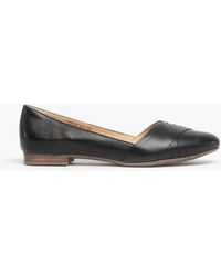 Hush Puppies - Marley Leather Ballerina Shoes - Lyst