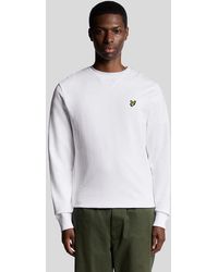 Lyle & Scott - Cotton Crew Neck Sweatshirt - Lyst