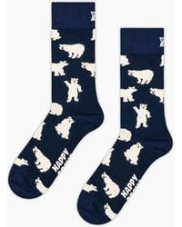 Happy Socks - Bear Sock - Lyst