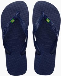 Havaianas - Brasil Logo Flip Flops - Lyst