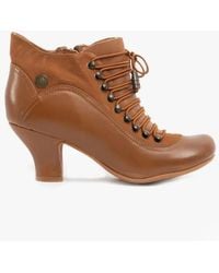 Hush Puppies - Vivianna Leather Zip Boots Tan - Lyst