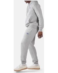 Reebok - Id 2-Colour Logo Cuffed Joggers Cotton Joggers - Lyst