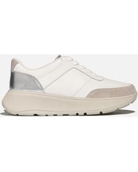 Fitflop - F-Mode Leather Trainers Urban - Lyst