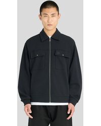 Lyle & Scott - Pique Interlock Cotton Overshirt - Lyst