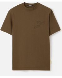 Jacquemus - The Logo T Shirt Khaki - Lyst