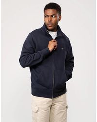 GANT - Regular Fit Shield Logo Half Zip Sweatshirt - Lyst