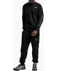 The North Face - Tracksuit M Outline Crew Sweatshirt Fleece Jogger Sportswear - Lyst