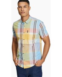 Ben Sherman - Large Madras Check Short Sleeve Shirt - Lyst