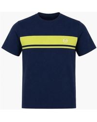 Sergio Tacchini - Master Crew Neck T-Shirt Maritime/Celery - Lyst