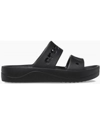 Crocs™ - Baya Platform Open Toe Slides - Lyst