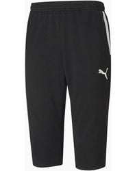 PUMA - Teamliga Training Three Quarterpants Tracksuit Bottom - Lyst