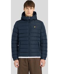 Lyle & Scott - Hooded Quilted Jacket - Lyst