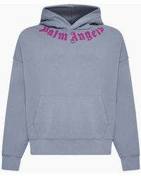 Palm Angels - Neck Logo/ Pullover Hoodie - Lyst