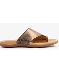 Gabor - Lanzarote Sandals Metallic - Lyst