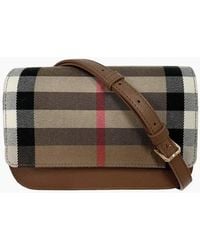 Burberry - 'Madison' Leather Shoulder Bag Earth - Lyst