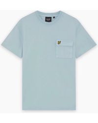Lyle & Scott - Lyle & Scott Cargo Pocket T-Shirt Opal - Lyst