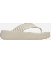 Crocs™ - Getaway Platform Flip Toe Post Sandals - Lyst