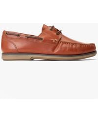 Base London - London Stern Boat Shoes Tan - Lyst