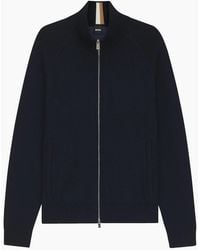 BOSS - Boss H-Idino Sweater 405 Dark - Lyst