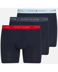 Tommy Hilfiger - 3-Pack Signature Cotton Coloured Band Boxer Briefs - Lyst