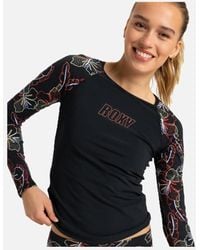 Roxy - Active Long Sleeve Rash Vest - Lyst