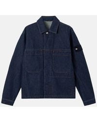 Stone Island - Rinsed 4100006 Denim Jacket - Lyst