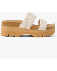 Reef - Cushion Vista Cross Strap Sandals Vintage Tan Textile - Lyst