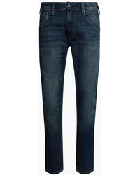 Replay - Anbass Slim Fit Five Pocket Jeans - Lyst