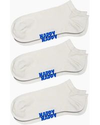 Happy Socks - 3-Pack Solid Low Socks - Lyst