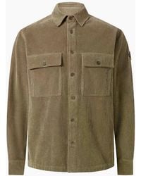 Belstaff - Ravine Corduroy Shirt Dusty Taupe - Lyst