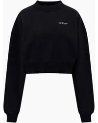 Off-White c/o Virgil Abloh - For All Book Cropped Over Crewneck - Lyst