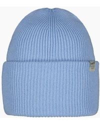 Barts - Haveno High Cuffed Ribbed Knit Stretchy Beanie Hat - Lyst