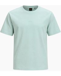 BOSS - Boss Relaxed Fit Tchup T-Shirt/Aqua - Lyst
