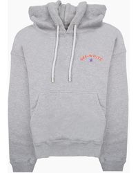Off-White c/o Virgil Abloh - Off Star Arrow Skate Hoodie Melange - Lyst