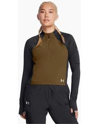 Under Armour - Trail Run Zip Neck Long Sleeve Tech Top - Lyst