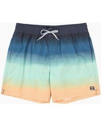 Billabong - All Day Fade Layback 16" Swim Swimming Shorts - Lyst