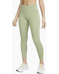 Nike - Dri-Fit 7/8 Mid Rise Oil Running Leggings - Lyst