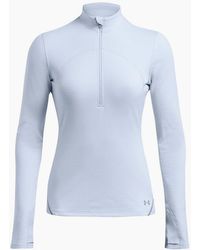 Under Armour - Vanish Zip Neck Long Sleeve Sweatshirt - Lyst