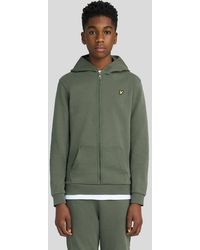 Lyle & Scott - Loopback Cotton Full Zip Hoodie - Lyst