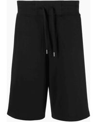 Versace - Cotton Metal Logo Oversized Fit Shorts - Lyst